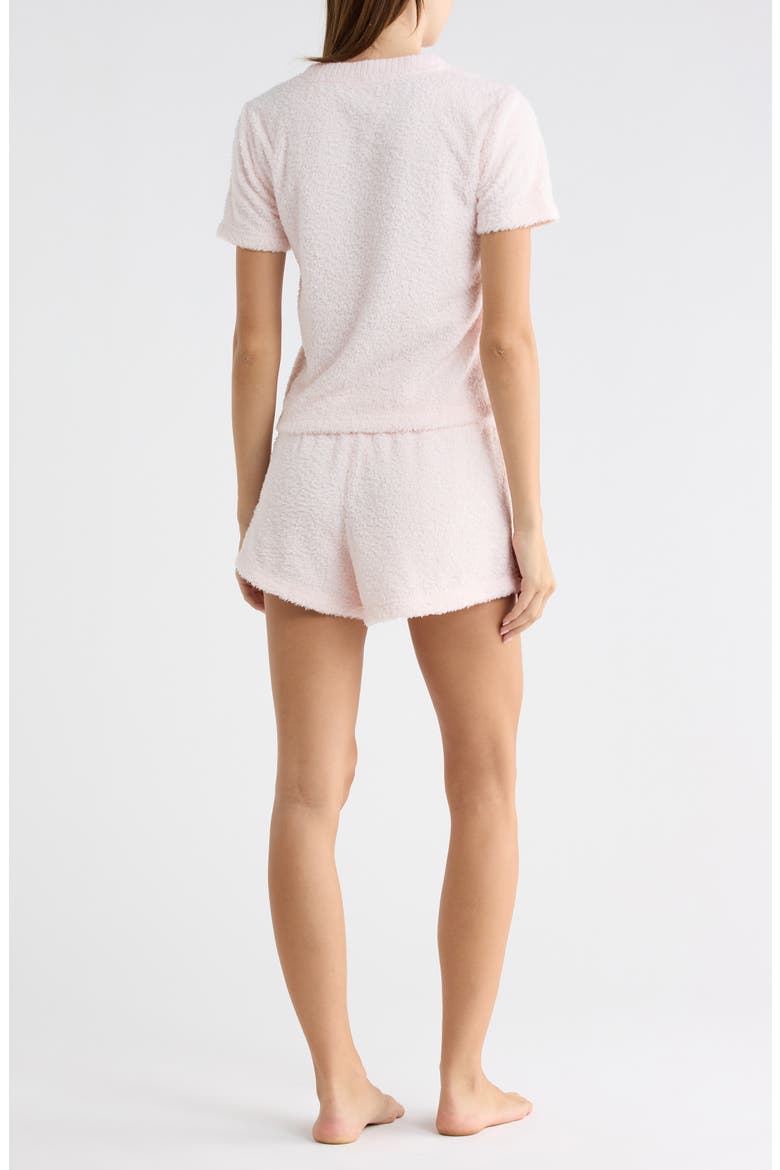 Lounge Day Tee & Shorts Pajama Set, Alternate, color, BALLET PINK
