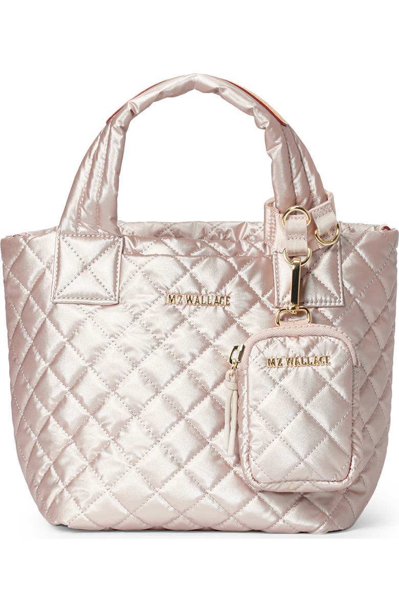 MZ Wallace Mini Metro Quilted Nylon Tote, Zip Pouch & Cuff Bundle, Main, color,