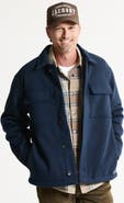 JACHS Bonded Wool Blend Heather Knit Jacket