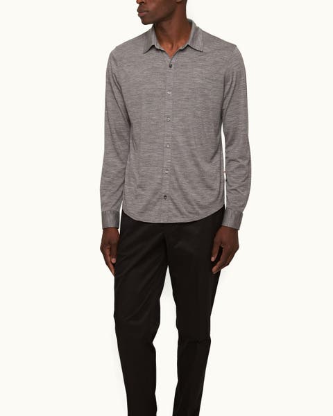 Giles Merino Tailored-Fit Shirt