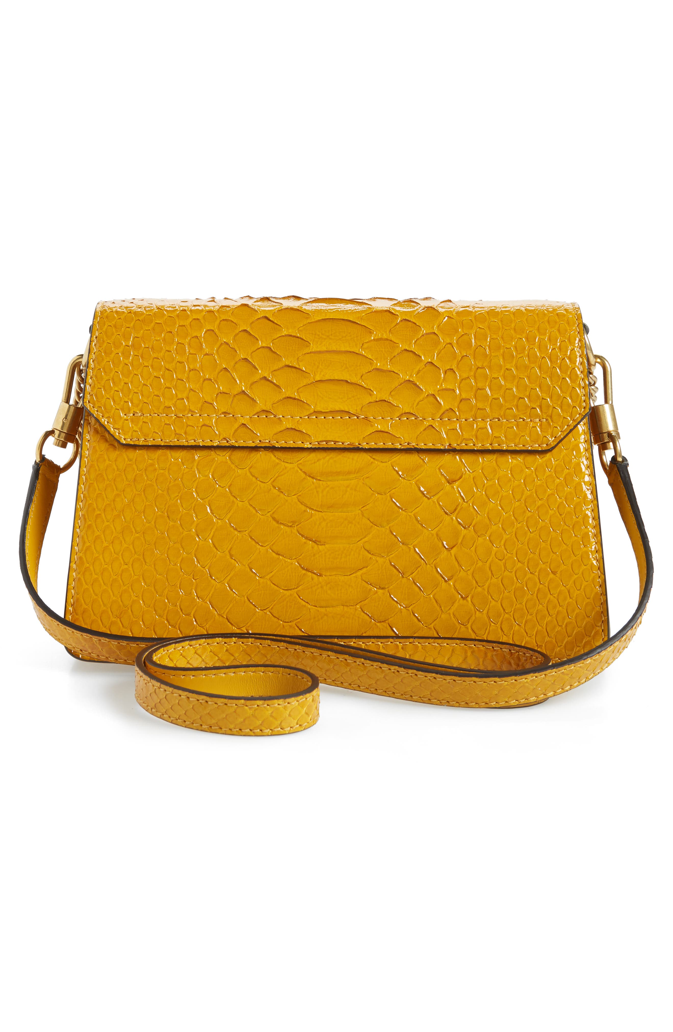 Givenchy Small GV3 Genuine Python Shoulder Bag, Alternate, color, 