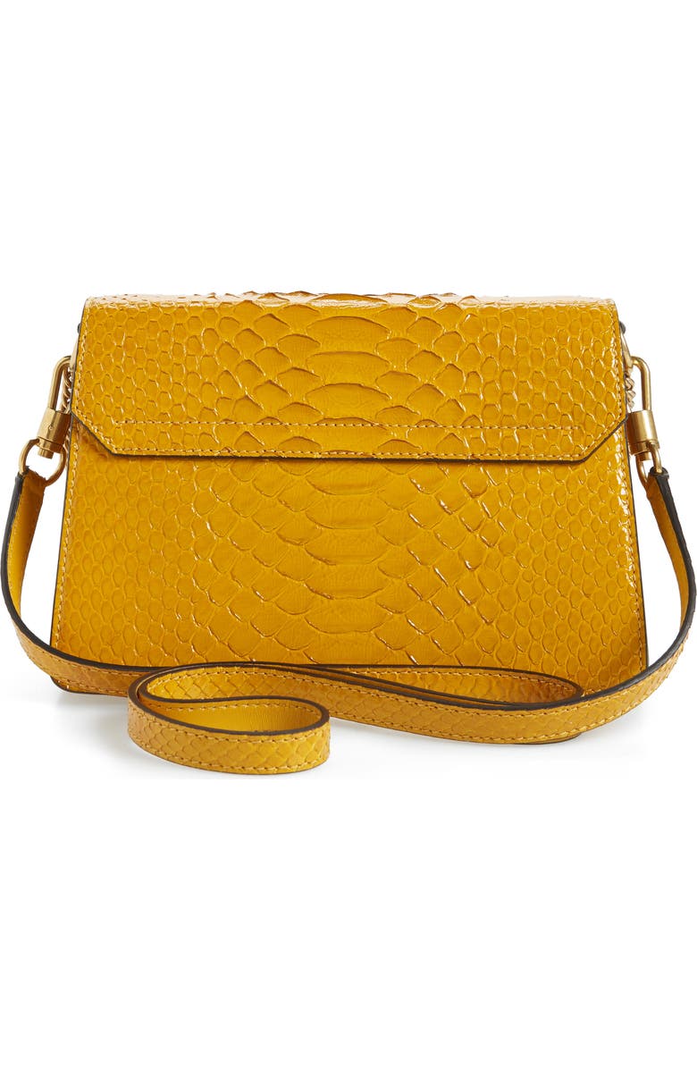 Givenchy Small GV3 Genuine Python Shoulder Bag, Alternate, color,