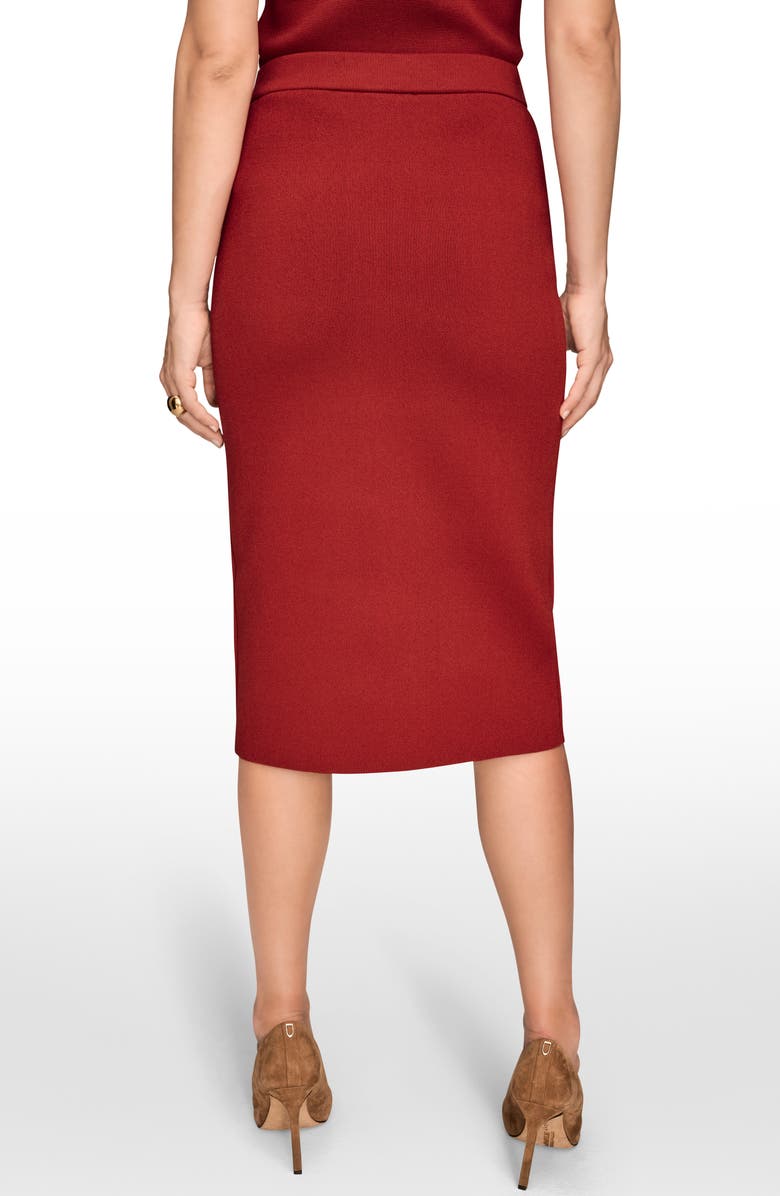 Donna Karan New York Stretch Knit Pencil Skirt, Alternate, color, Metropolitan Red