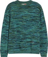 Waste Yarn Project Space Dye One of a Kind Crewneck Sweater