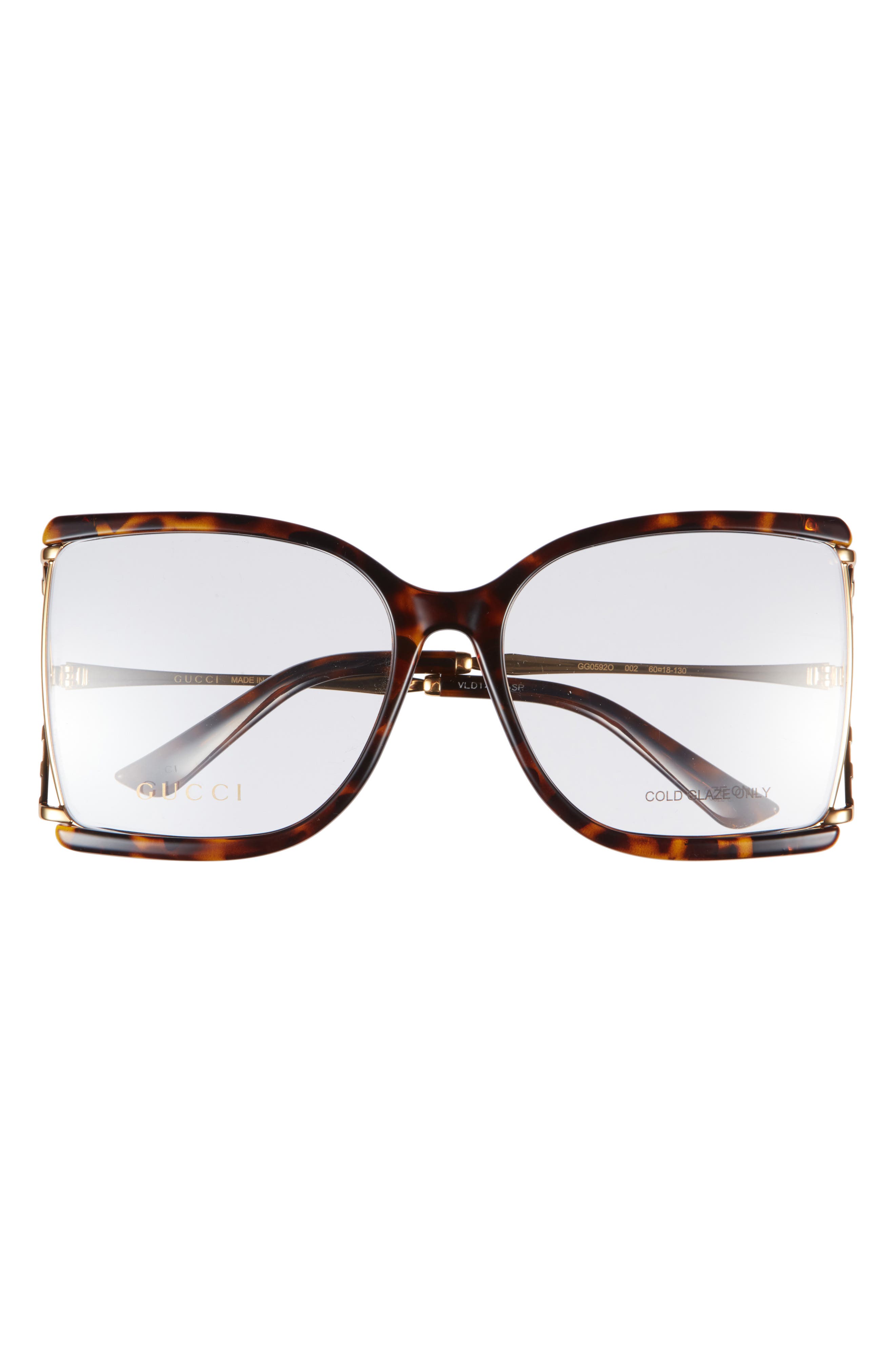 Gucci 60mm Square Optical Frames