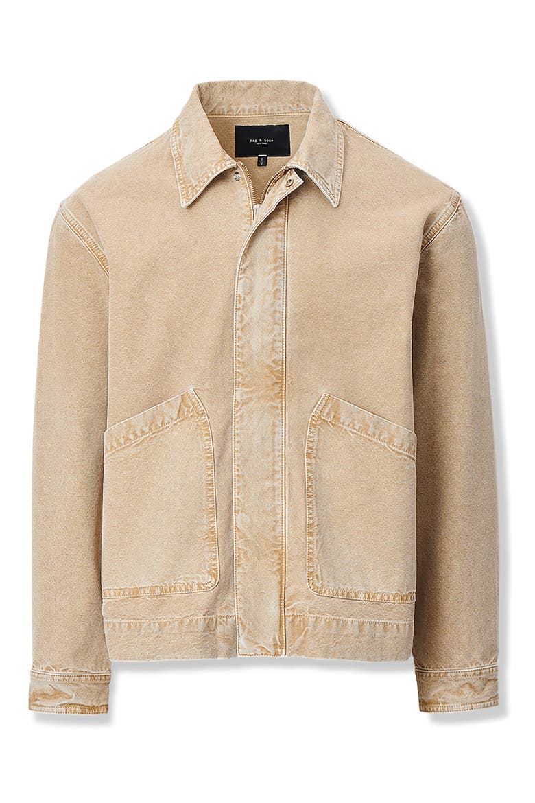 Hudson Cotton Canvas Jacket, Alternate, color, ANTITAUPE