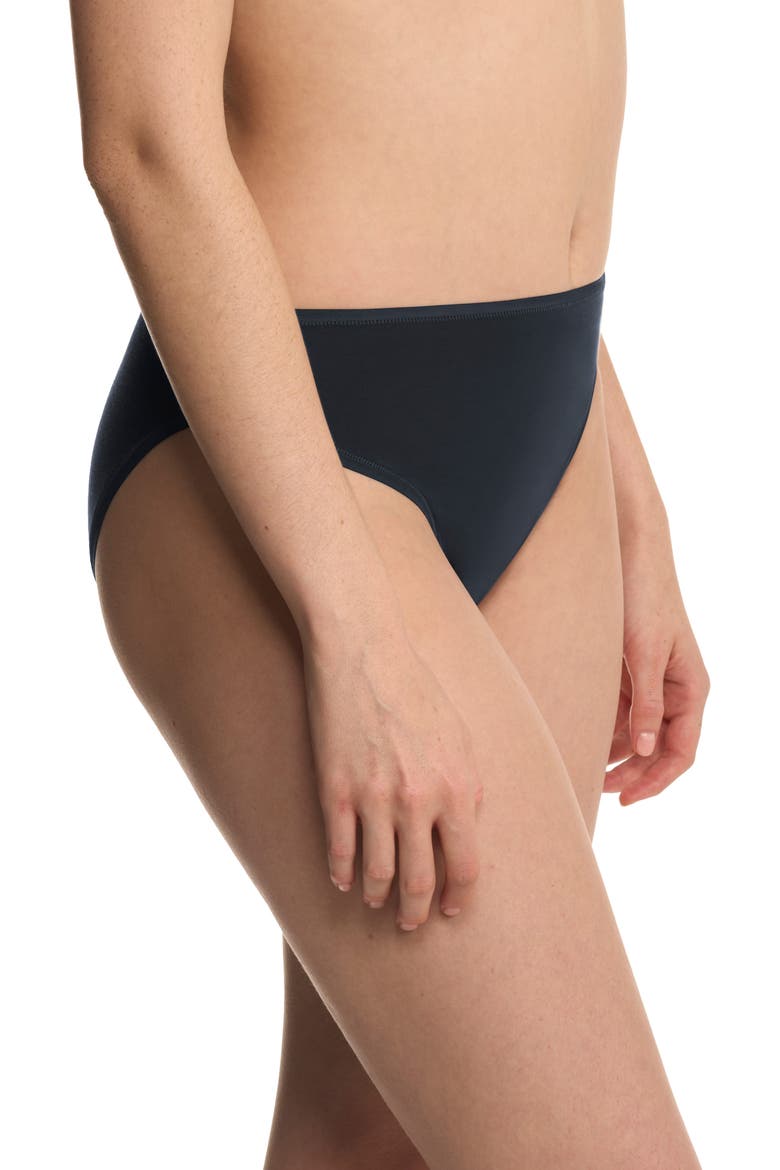 Bliss Bare Cotton High Cut Briefs, Alternate, color, STRM CLOUD