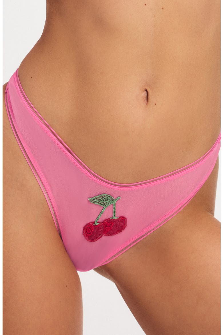 Cherry Nouveau Thong, Alternate, color, PINK RASCAL