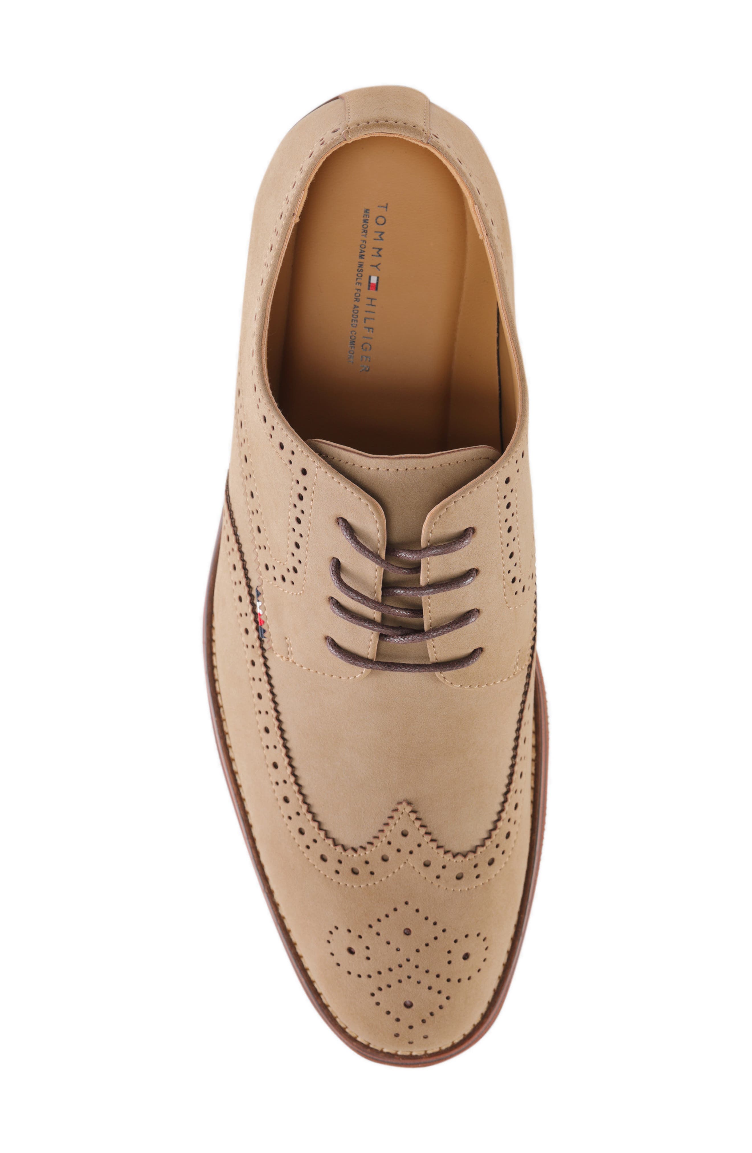 Tommy Hilfiger <p>Buford Wingtip Derby (Men)</p>, Alternate, color, Taupe