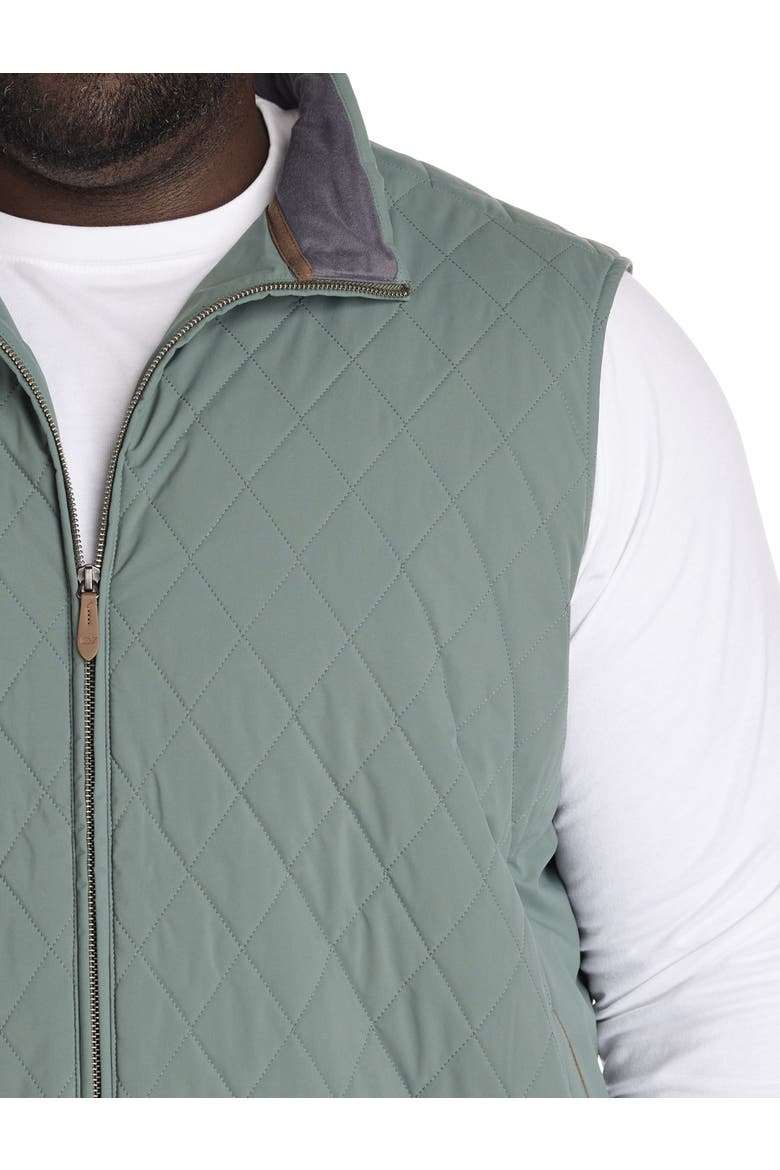 Big & Tall Dorset Quilted Vest, Alternate, color, BALSAM