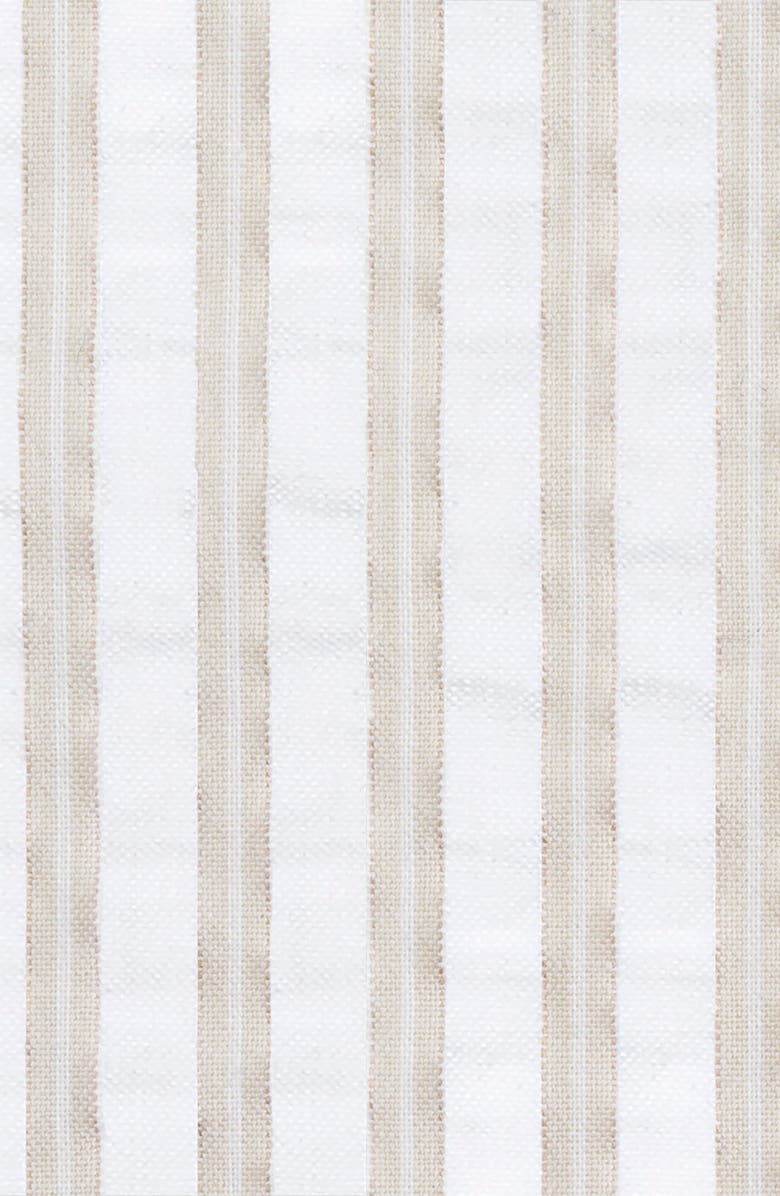 Matouk Matteo Stripe Robe, Alternate, color, Natural