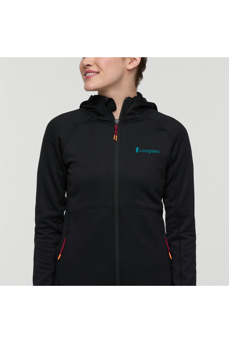 Tempa Fleece Hooded Jacket - Women's, Alternate, color, Cotopaxi Black