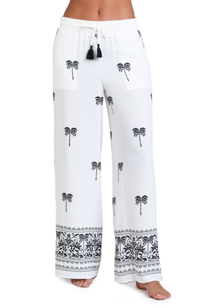 Sunshine 79 Ivory Coast Cover-Up Beach Pants, Main, color, Ivory