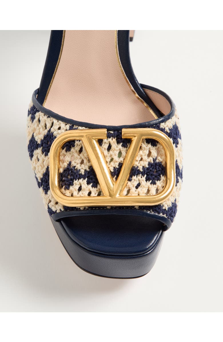 Valentino Garavani VLOGO Platform Sandal, Alternate, color,