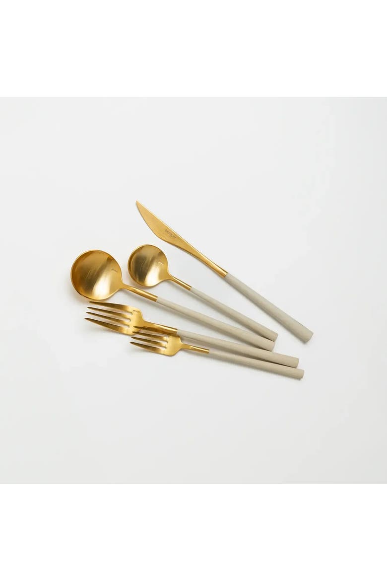 Essential Flatware Set, Main, color, Gold