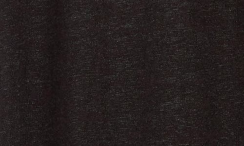 Bobeau Whipstitch Pocket T-shirt In Black/natural