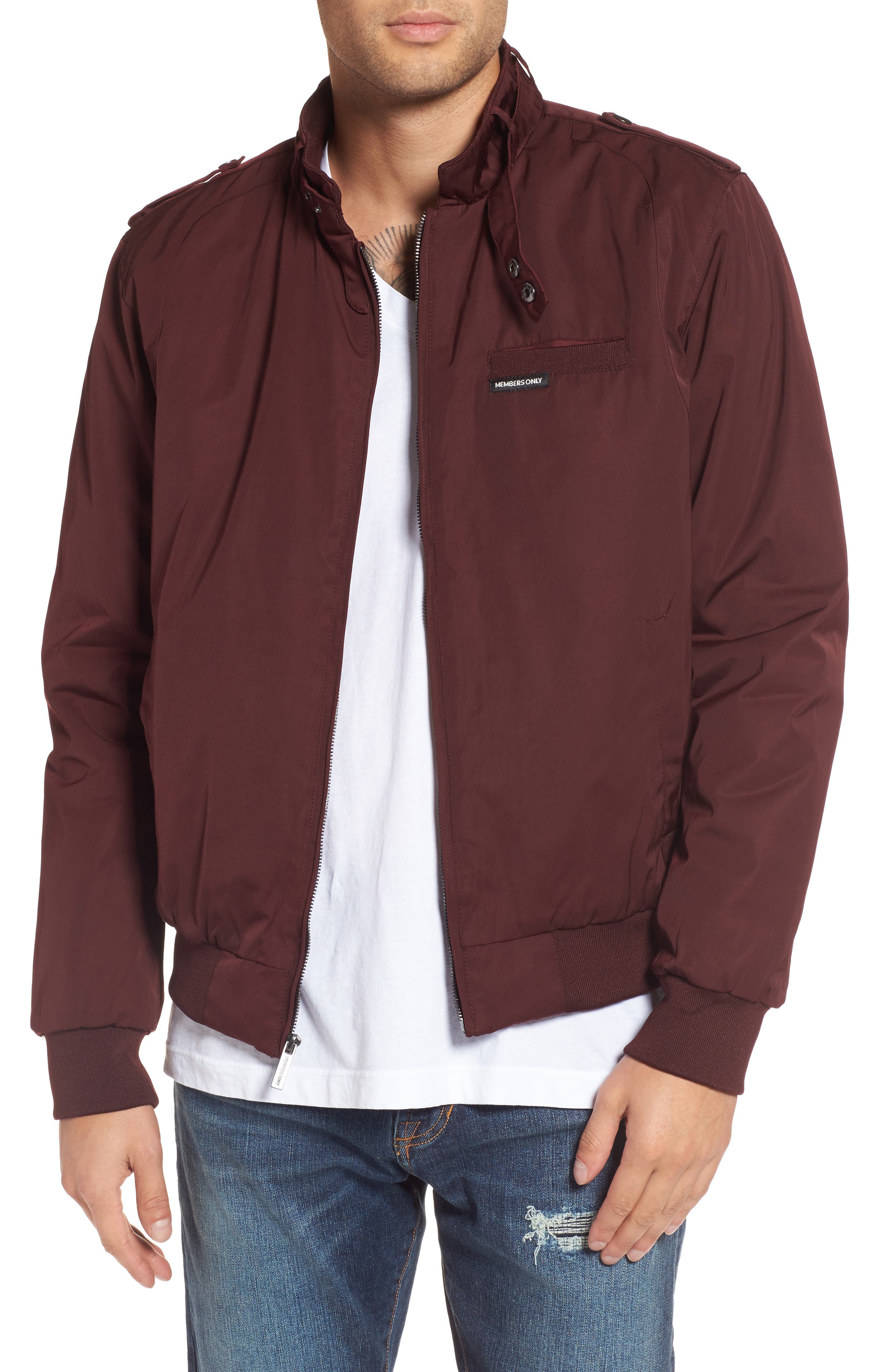 selected BURGUNDY