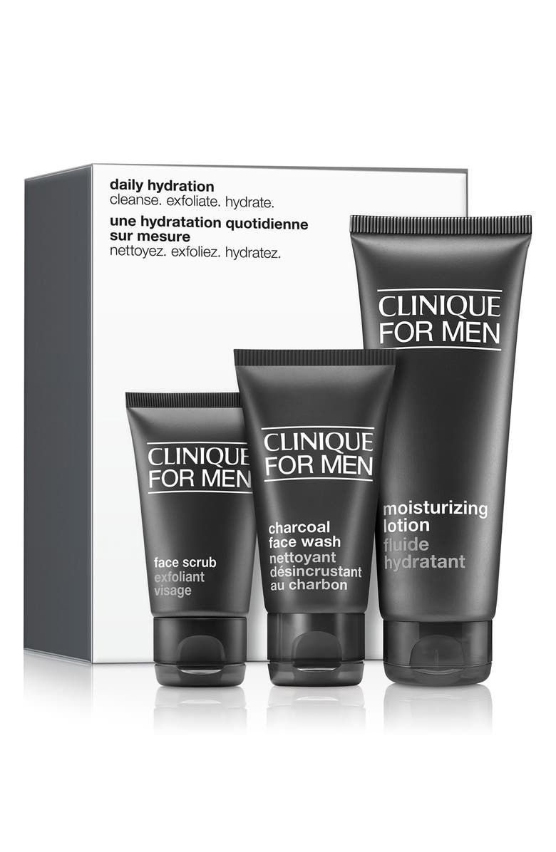Clinique for Men Daily Hydration Skin Care Set USD $43 Value, Main, color, 