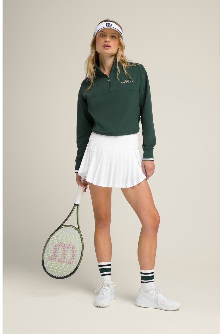 Davenport Quarter Zip Sweatshirt, Alternate, color, SYCAMORE