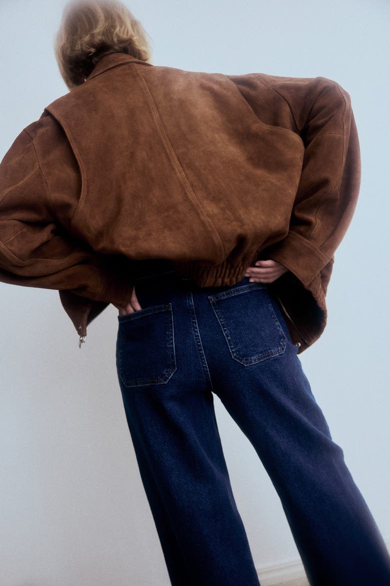 Wide High Jeans, Alternate, color, Denim blue
