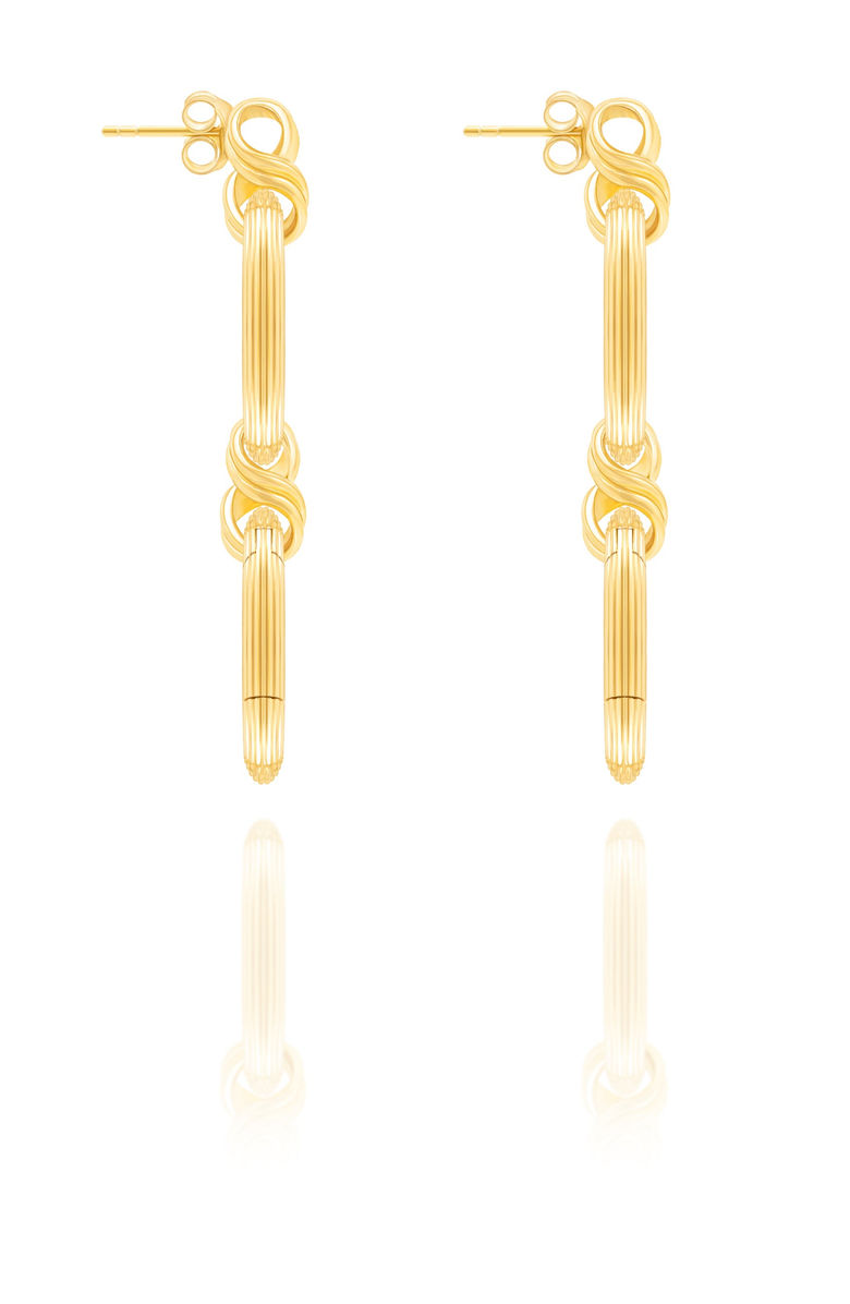Samantha Siu - New York Lustrous Kingdom Earrings, Alternate, color, Yellow Gold