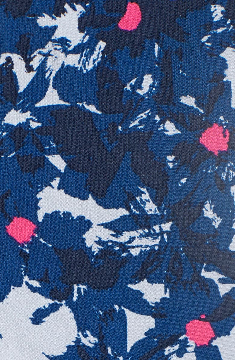 Taylor Dresses Print Jersey Midi Dress, Alternate, color, 