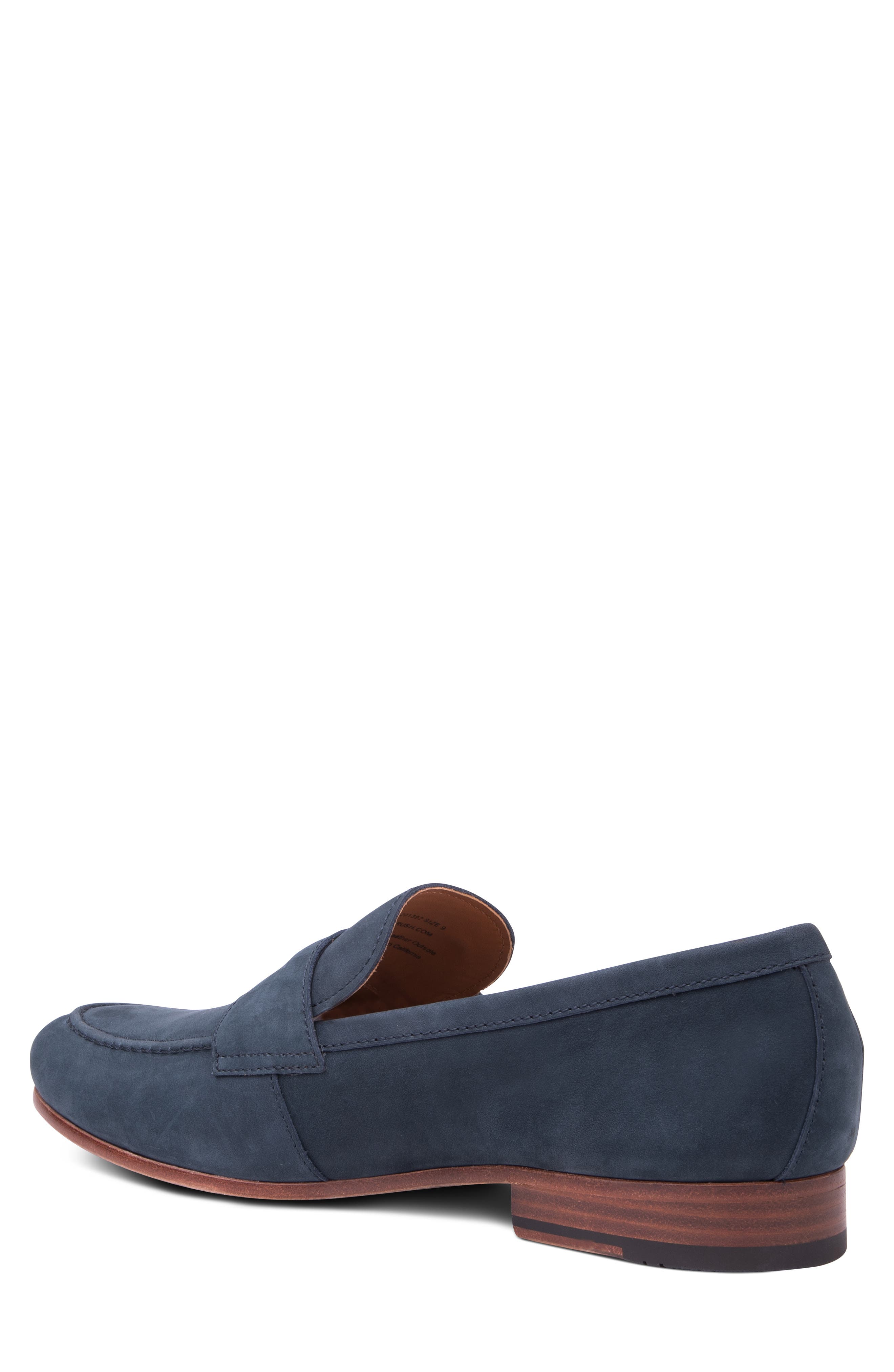 Gordon Rush Cartwright Penny Loafer, Alternate, color, Navy Nubuck