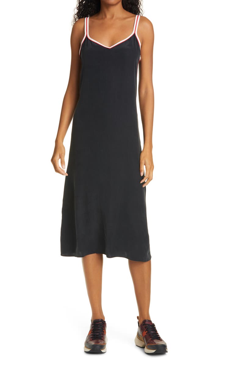 rag & bone Luca Silk Midi Slipdress, Main, color,