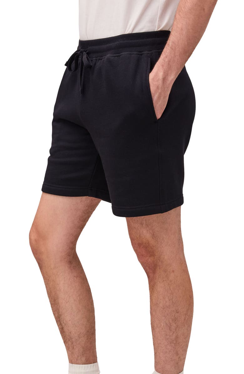 Richer Poorer The Recycled Fleece Sweatshort, Alternate, color, Black