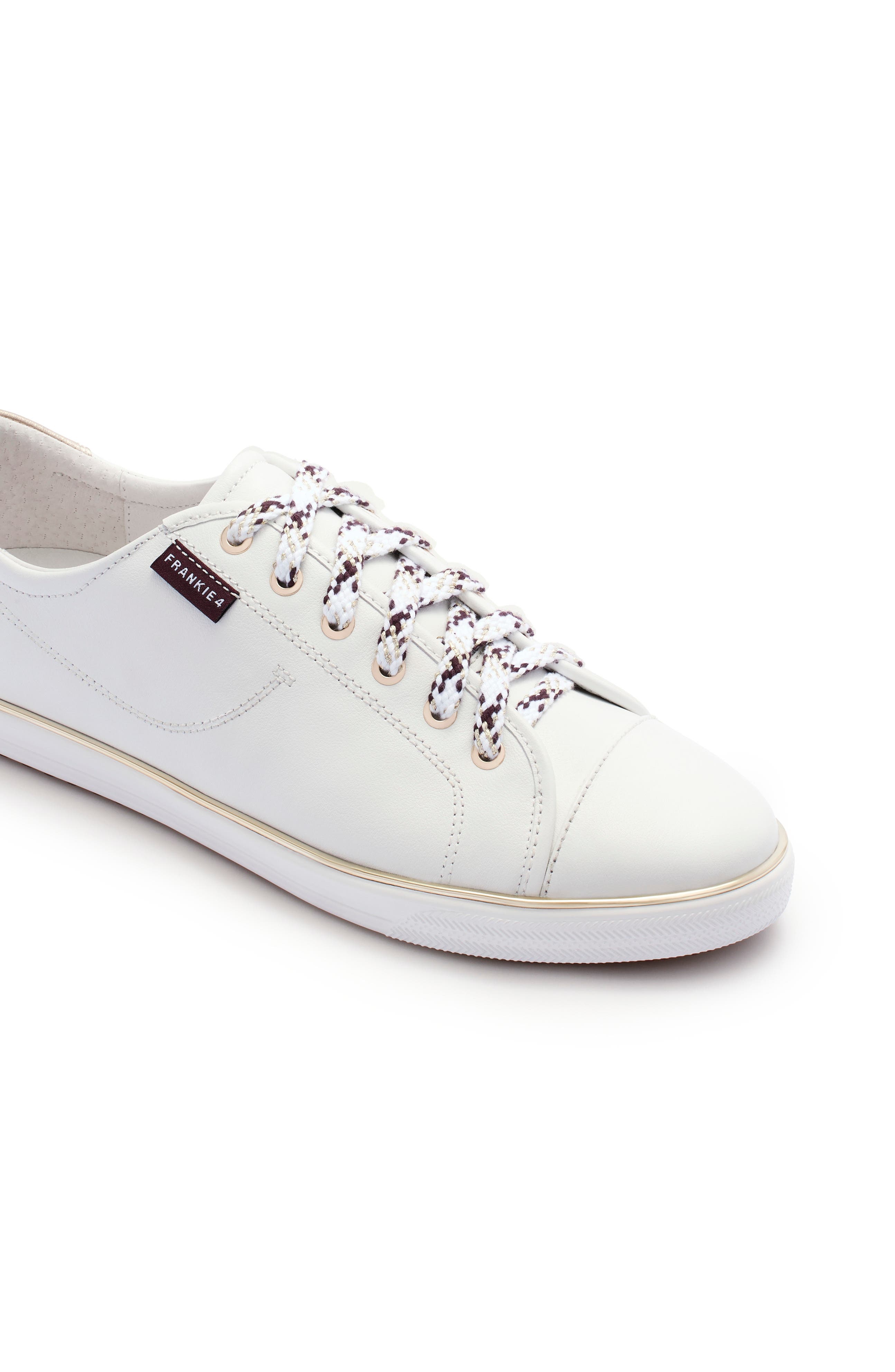 Nat III Cap Toe Sneaker, Alternate, color, WHITE/ GOLD