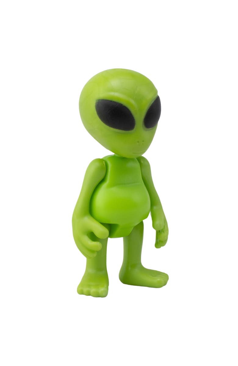 Space Adventure Alien Figurine 3 Inch Posable Action Figure Kids 3+, Alternate, color, Multicolored