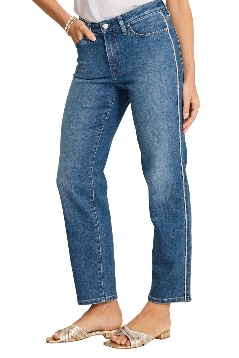Tuxedo Straight Leg Jeans, Main, color, TWILIGHT SURF WASH