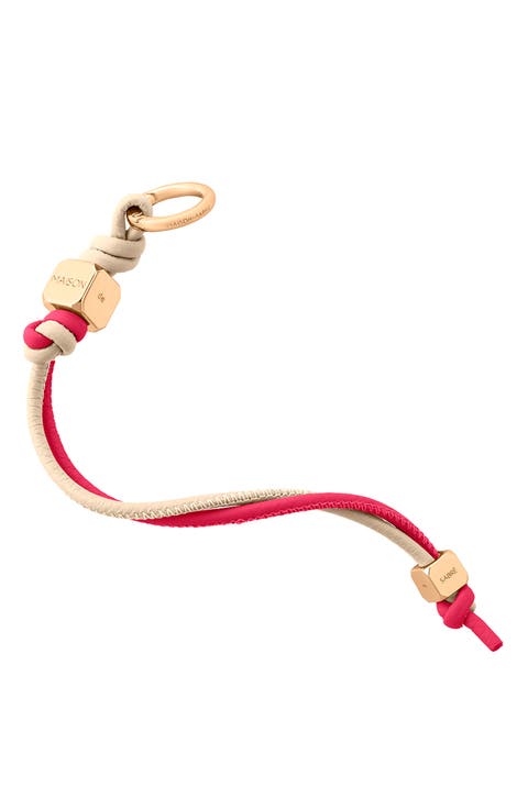 Leather Wristlet Charm