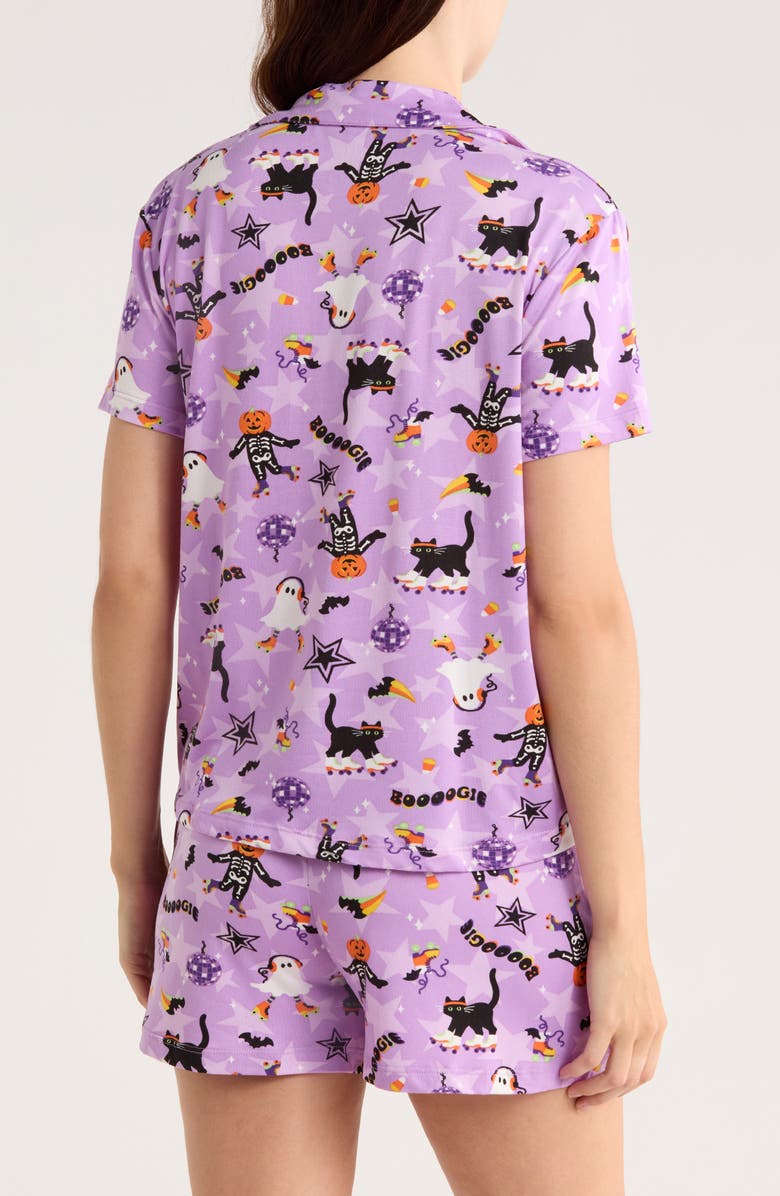 JACLYN Halloween Boogie Shortie Pajamas, Alternate, color,