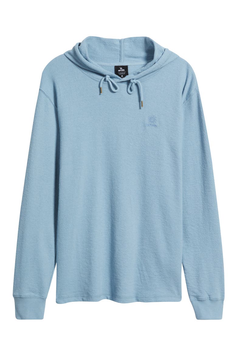 Pacific Rinse Hoodie, Alternate, color, FADED DENIM