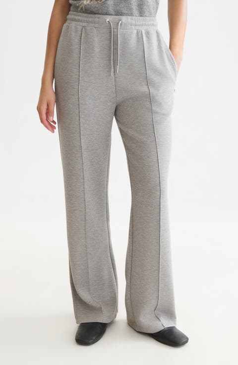 Stretch Wide Leg Sweatpants