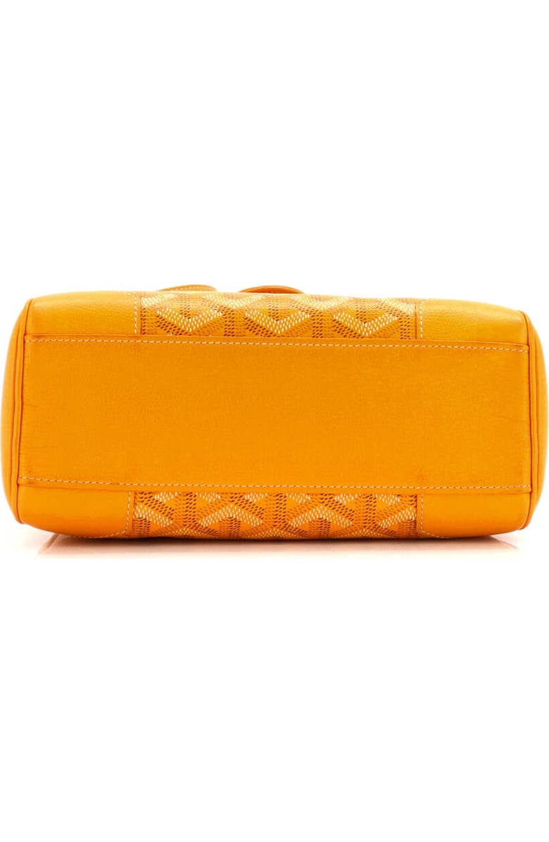 Pre-Owned Goyard Saigon Top Handle Bag Coated Canvas with Leather Mini, Alternate, color,