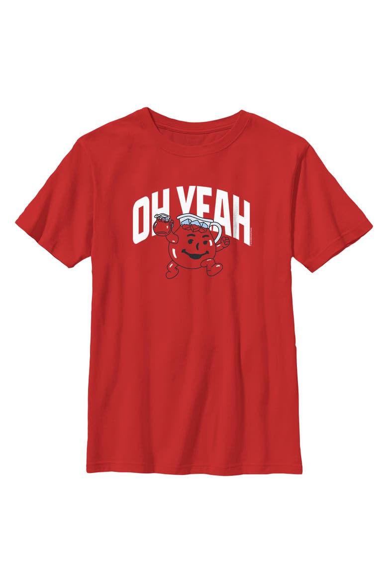 Boys Kool-Aid Oh Yeah Man T Shirt, Main, color, Red