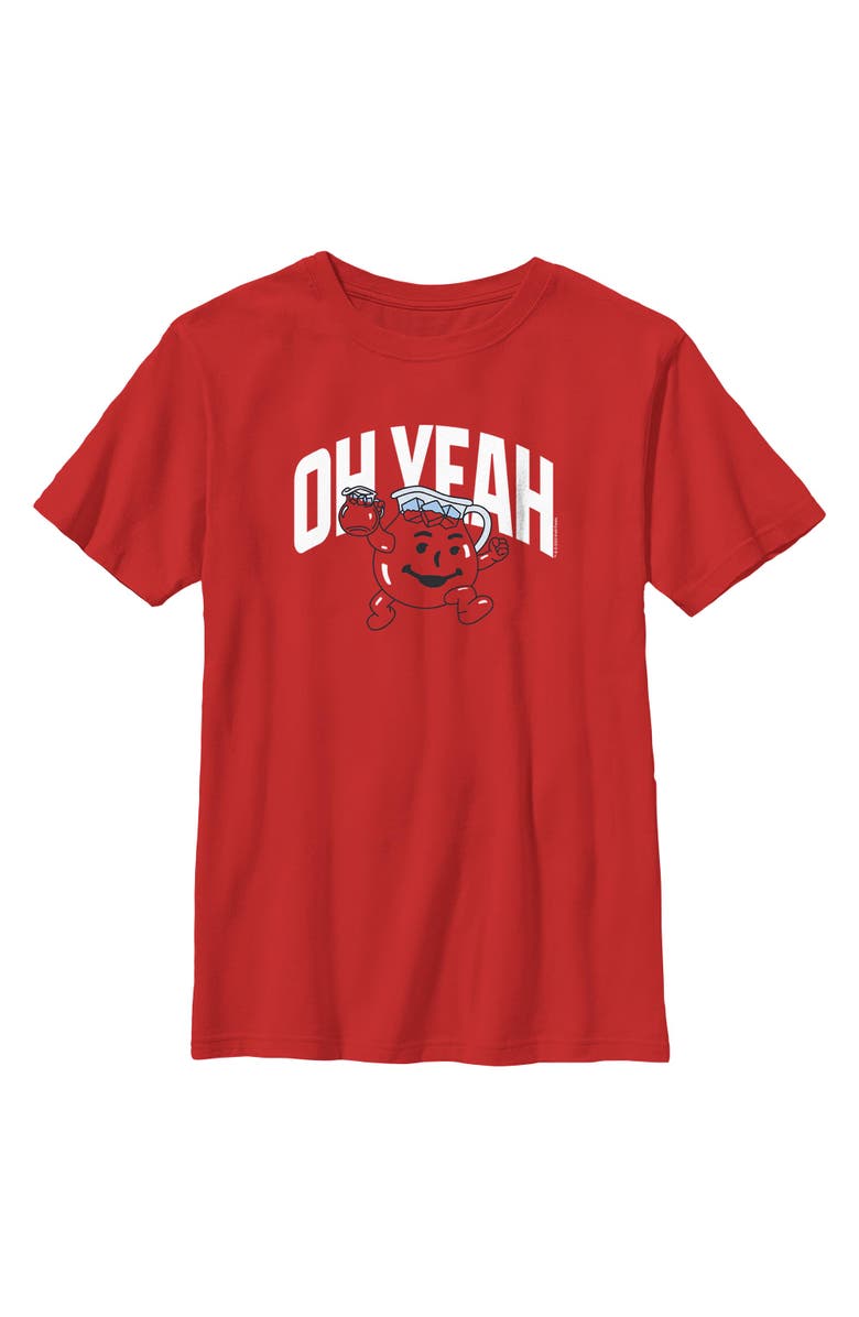 Kool-Aid Boy's Kool-Aid Oh Yeah Man Graphic T-Shirt, Main, color, Red