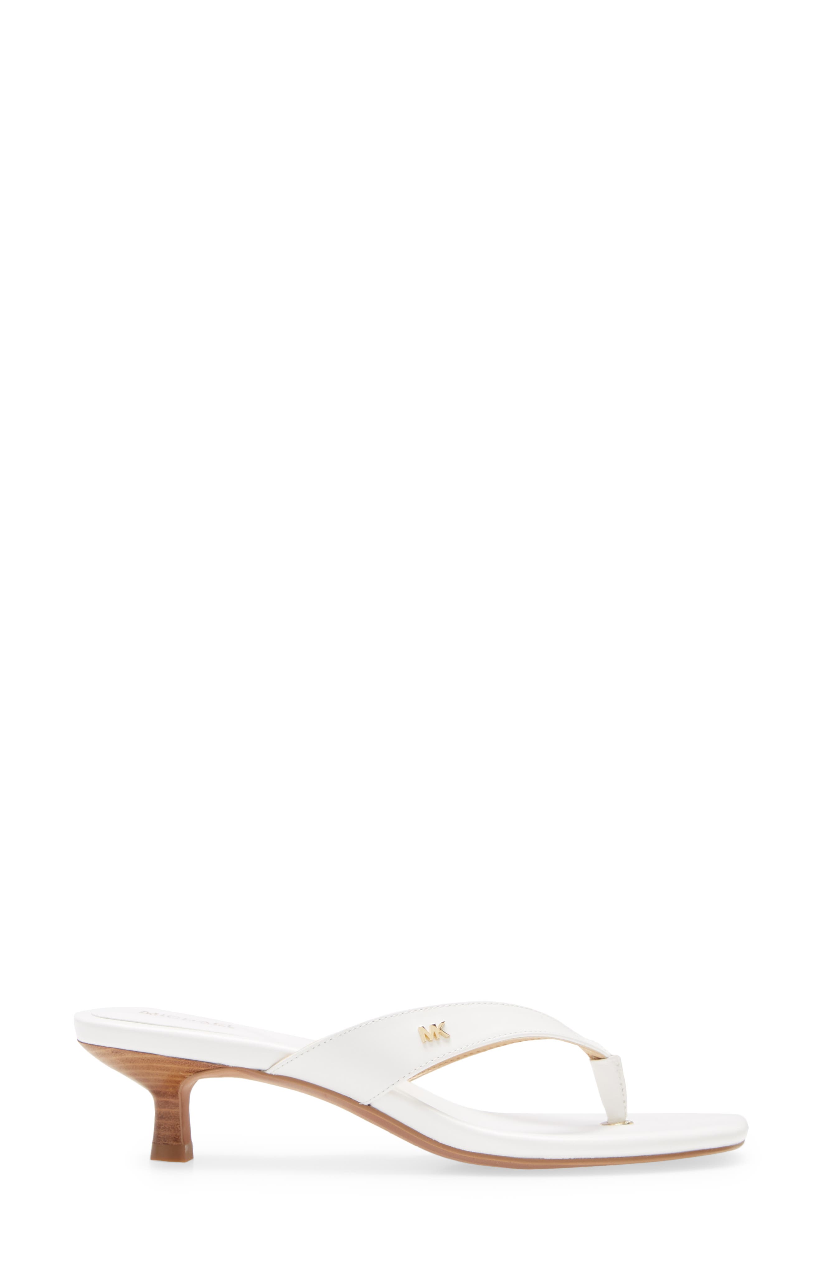 Angela Kitten Heel Flip Flop, Alternate, color, OPTIC WHITE