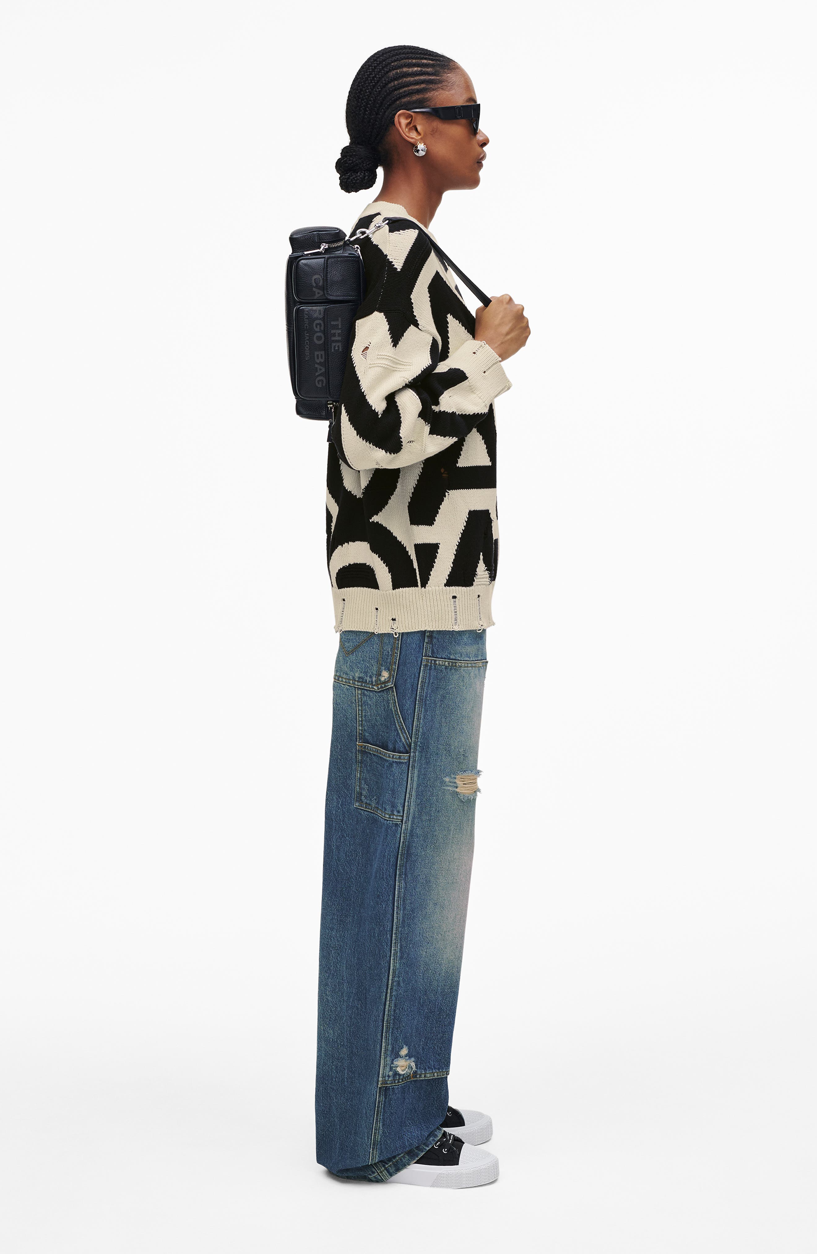 Marc Jacobs The Leather Cargo Bag, Alternate, color, 