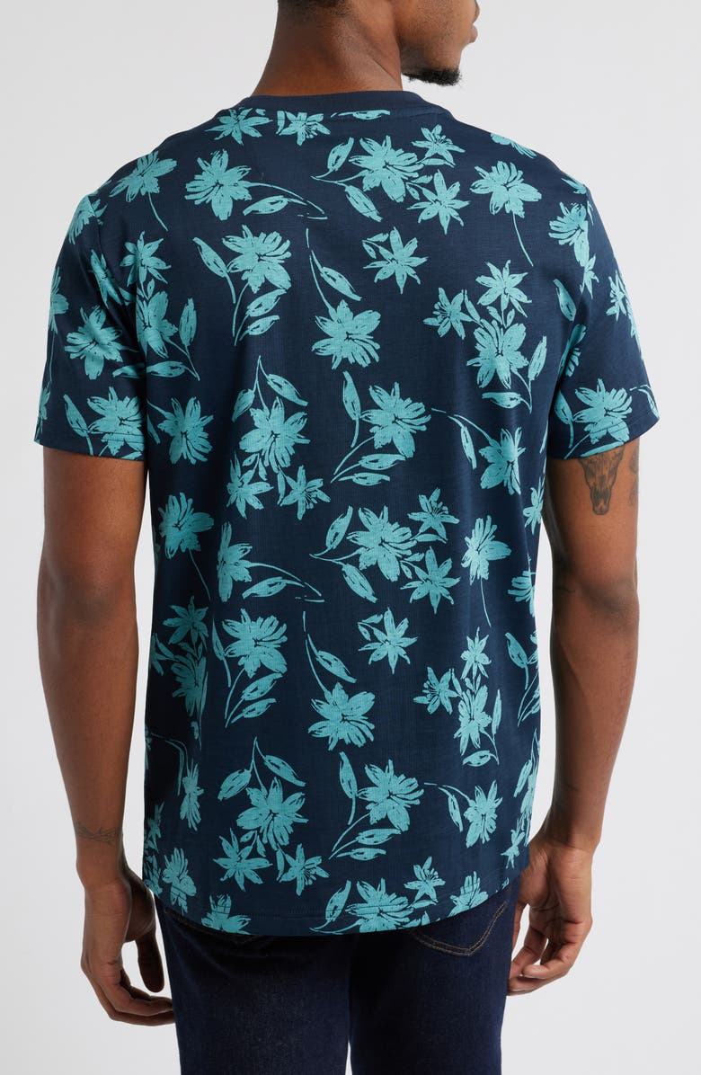 Original Penguin Floral Print T-Shirt, Alternate, color, 