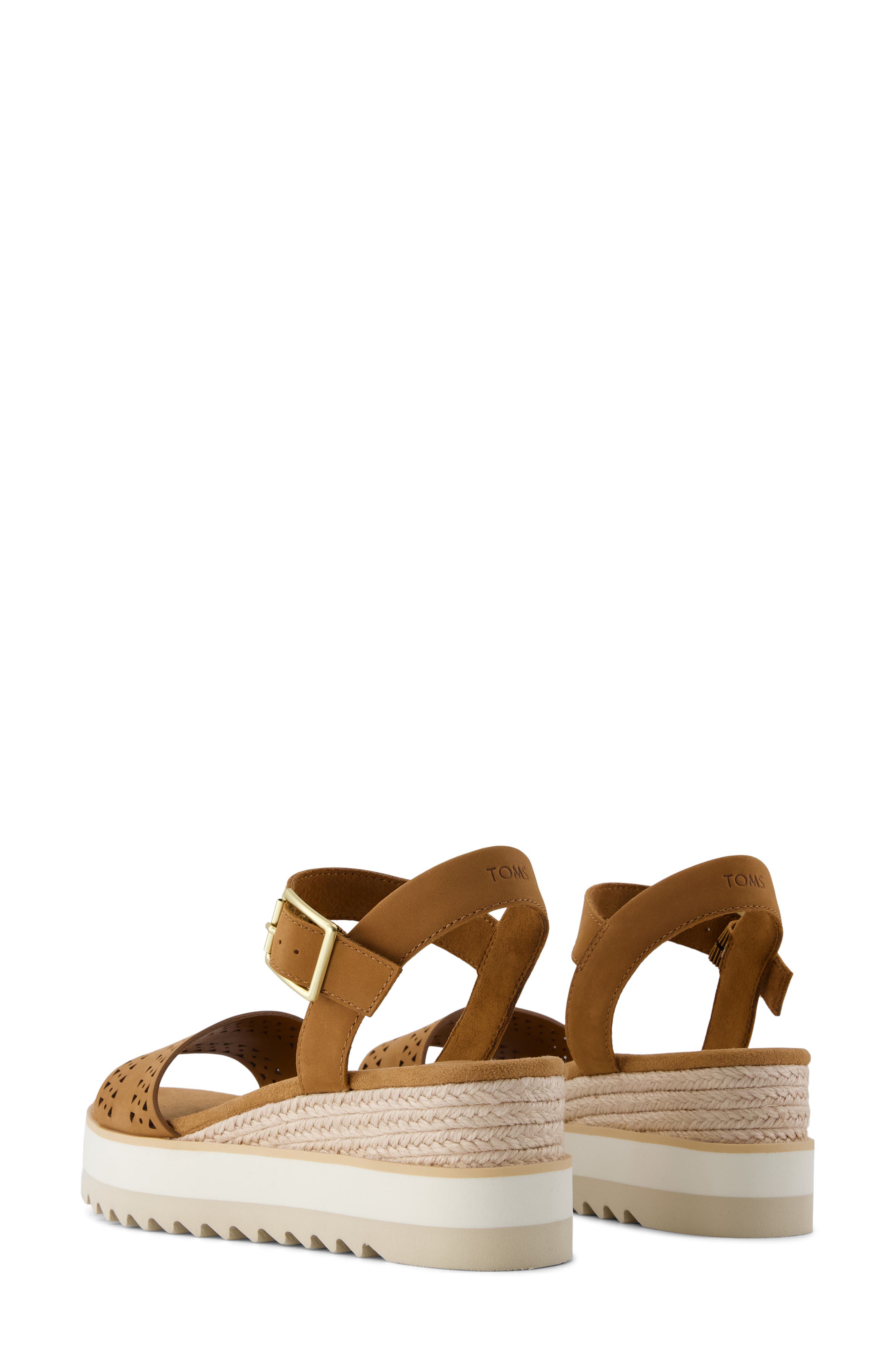 Diana Platform Wedge Sandal, Alternate, color, MEDIUM BROWN