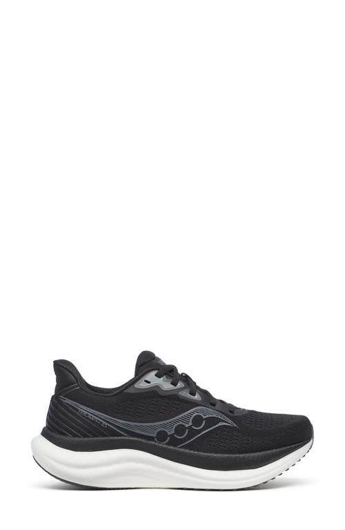 Saucony Triumph 23 Running Shoe In Black