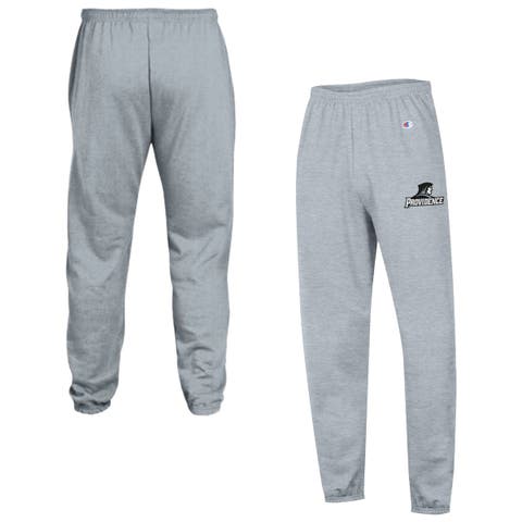 Men's Champion Heather Gray Providence Friars Powerblend Fleece Team Sweatpants