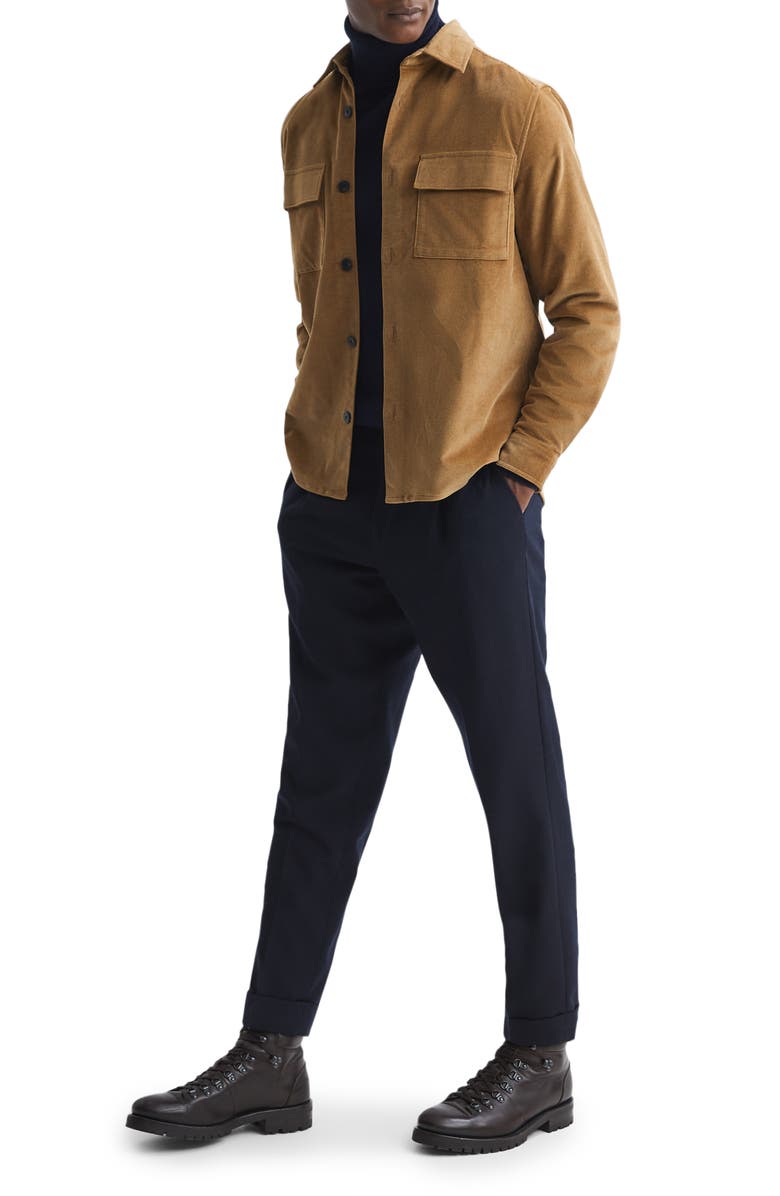 Reiss Colins Stretch Corduroy Overshirt, Alternate, color, 