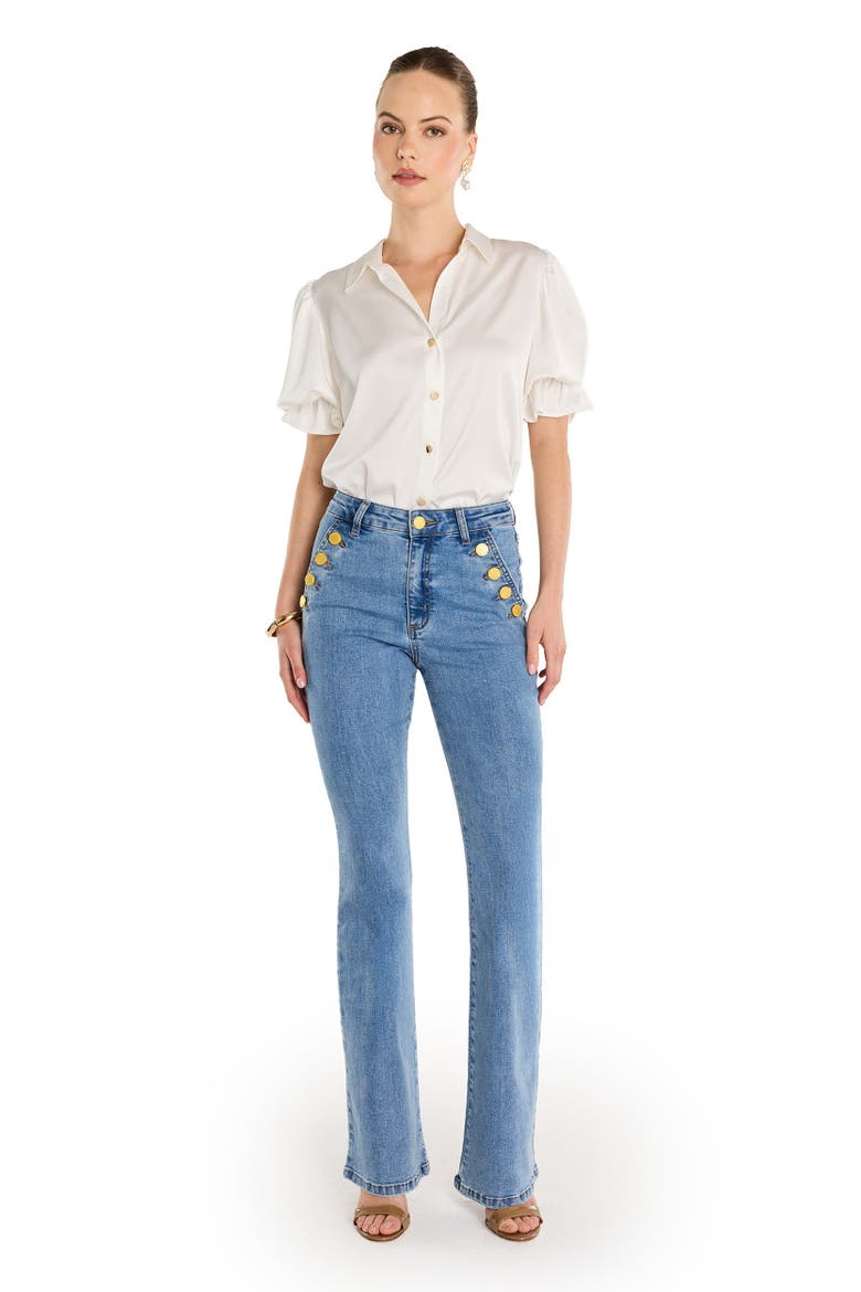 Allegra Bootcut Jean, Alternate, color, blue