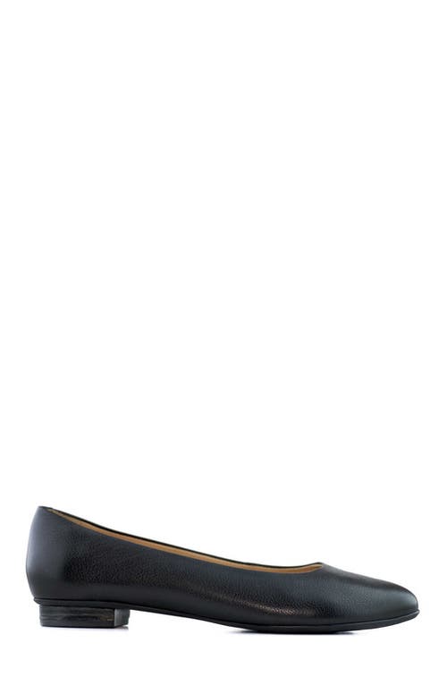 Marc Joseph New York Ferris Leather Ballet Flat In Black