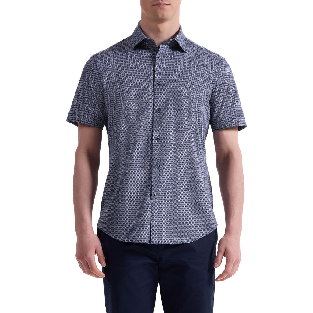 Bugatchi Miles Ooohcotton® Short Sleeve Button-up Shirt