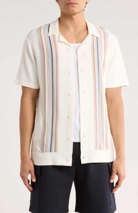 TRUTH Stripe Camp Shirt